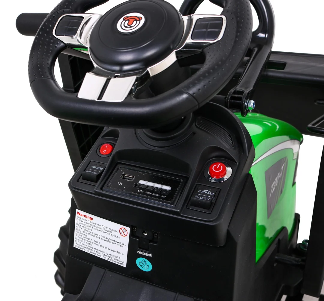 Traktor 720-T s prikolicom na akumulator zeleni_12