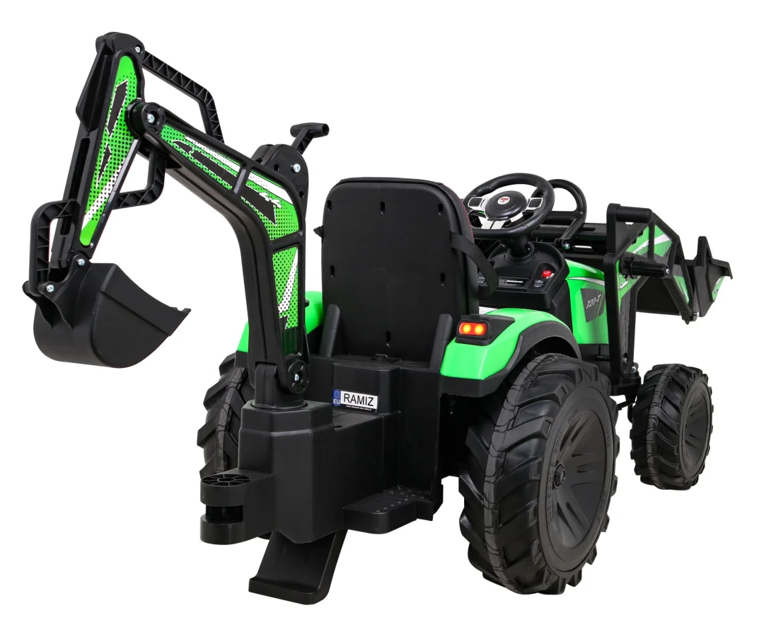 Traktor 720-T s prikolicom na akumulator zeleni_13