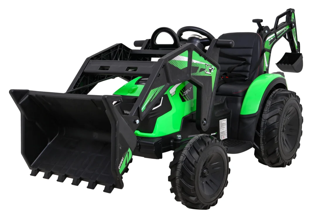 Traktor 720-T s prikolicom na akumulator zeleni_5