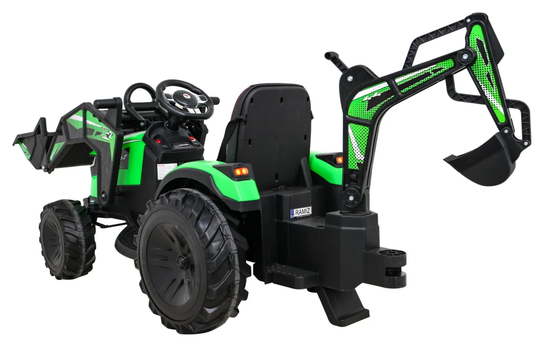 Traktor 720-T s prikolicom na akumulator zeleni_8