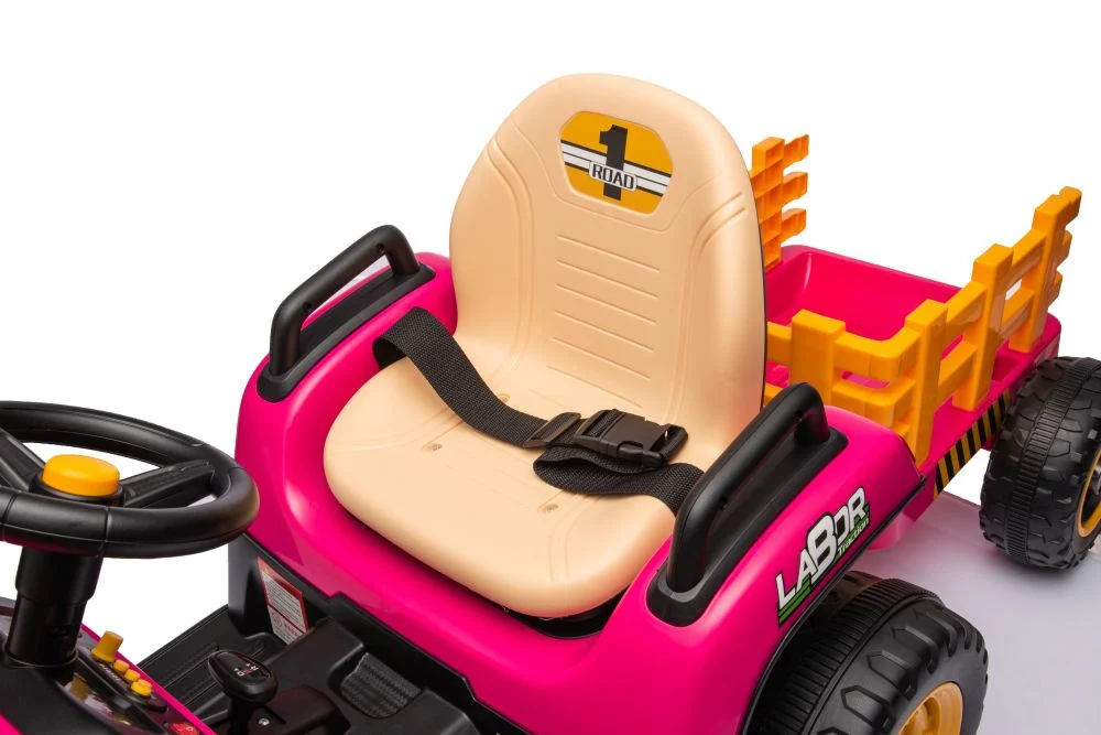 Traktor BBH-030 na akumulator, ružičasti auto na akumulator_11