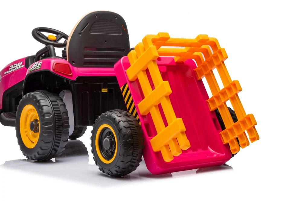 Traktor BBH-030 na akumulator, ružičasti auto na akumulator_14