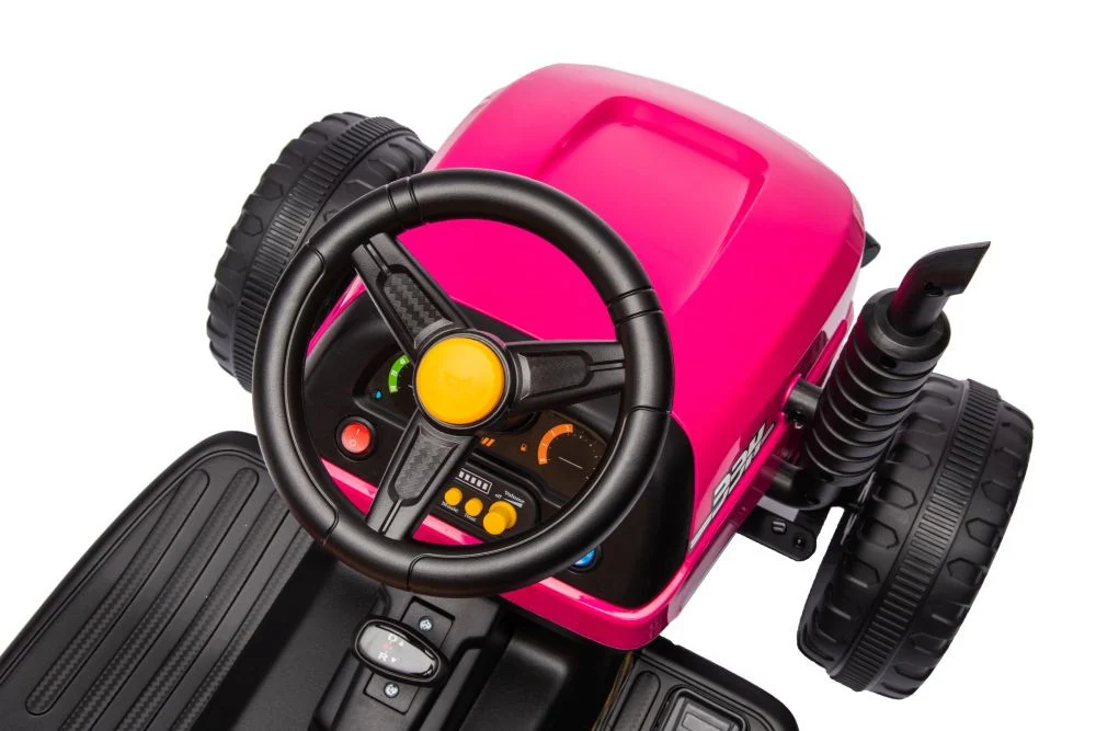Traktor BBH-030 na akumulator, ružičasti auto na akumulator_21