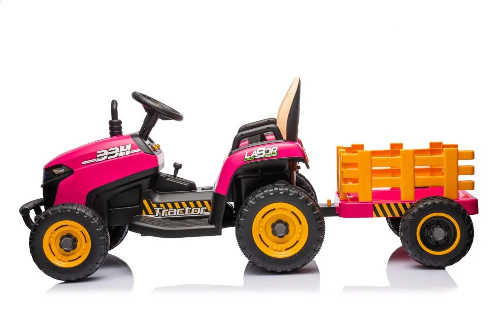 Traktor BBH-030 na akumulator, ružičasti auto na akumulator_4