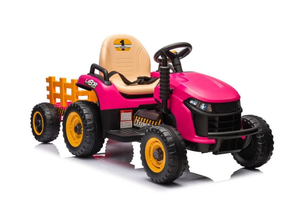 Traktor BBH-030 na akumulator, ružičasti auto na akumulator_5
