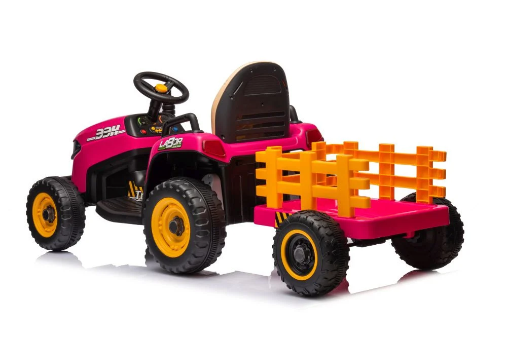 Traktor BBH-030 na akumulator, ružičasti auto na akumulator_6