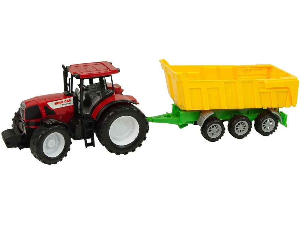 Traktor Crveni Kiper Kamion Žuti Traktor 50 cm_2