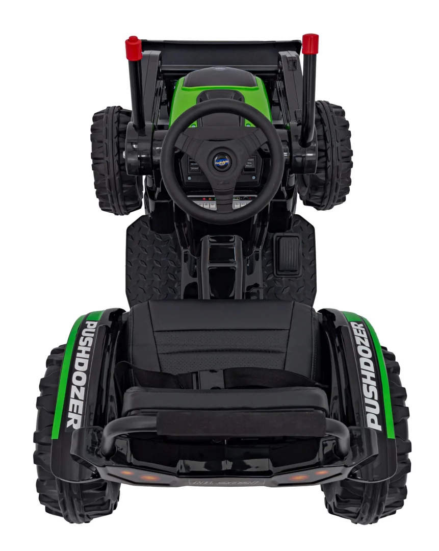 Traktor-bager na akumulator zeleni 12V_13