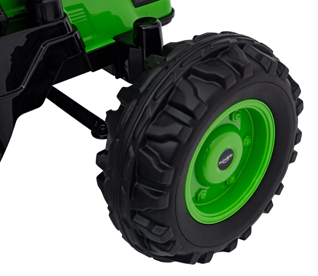 Traktor-bager na akumulator zeleni 12V_22