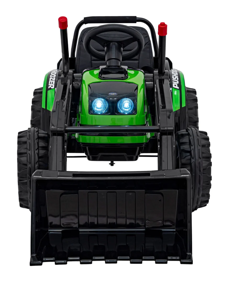 Traktor-bager na akumulator zeleni 12V_4