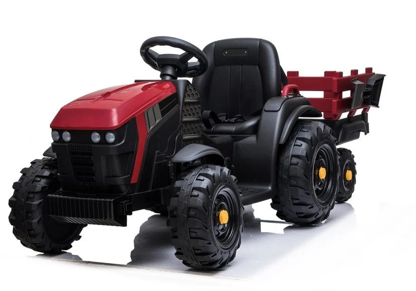 Traktor na akumulator s prikolicom BDM0925 crveni auto na akumulator_3