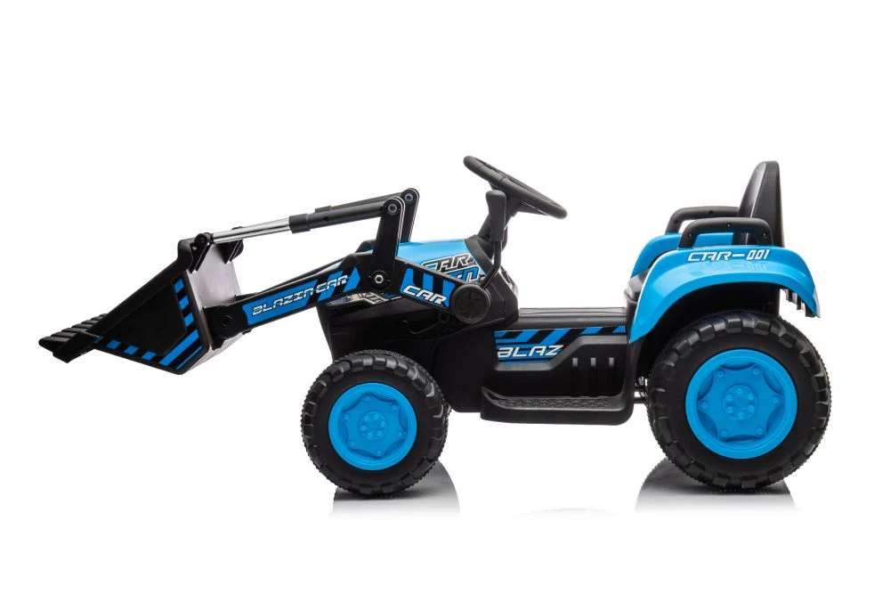 Traktor na baterije s korpom BW-X002A Plava auto na akumulator_10