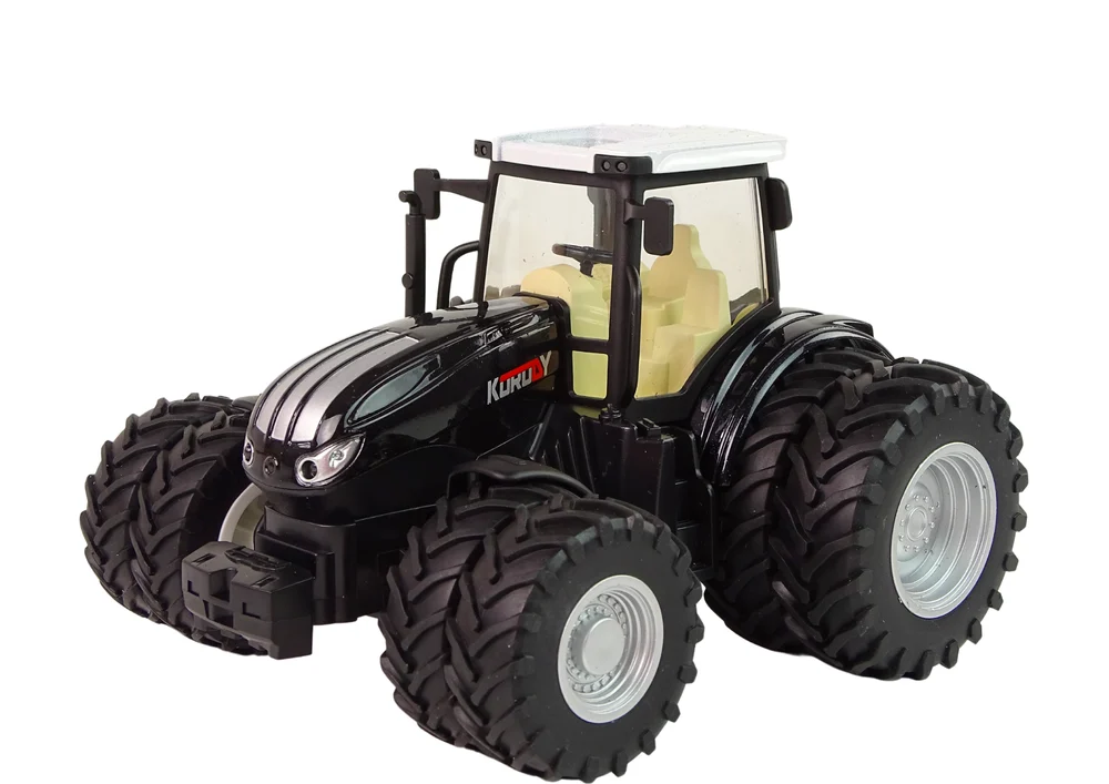 Traktor na daljinsko upravljanje R/C Crni 2.4G Metalni_2