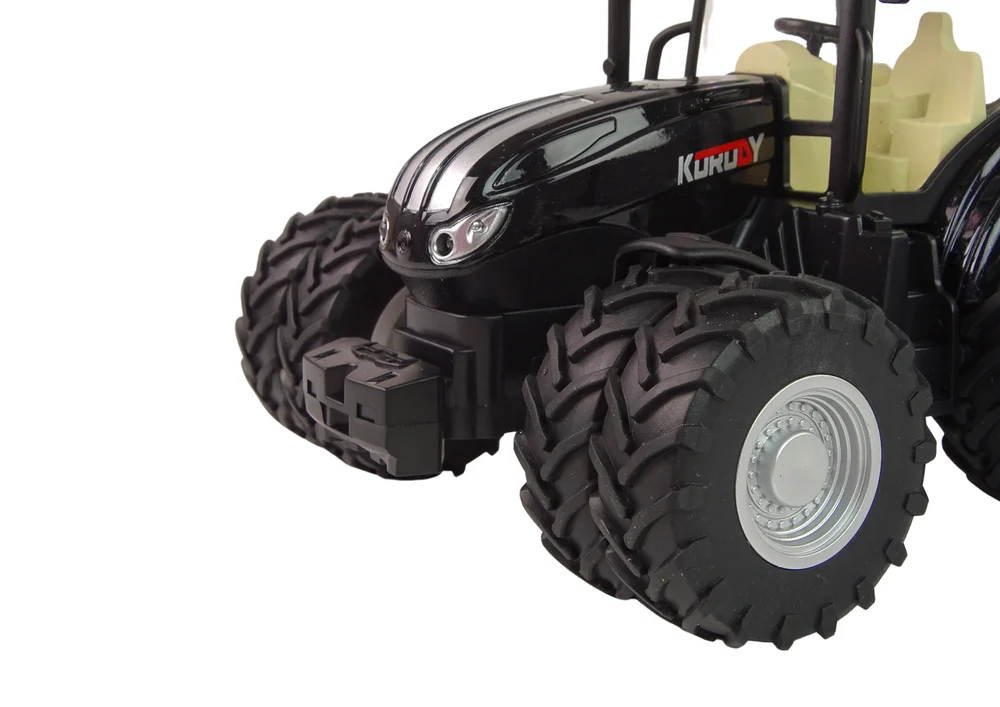 Traktor na daljinsko upravljanje R/C Crni 2.4G Metalni_5