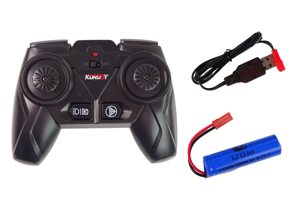 Traktor na daljinsko upravljanje R/C Crni 2.4G Metalni_6