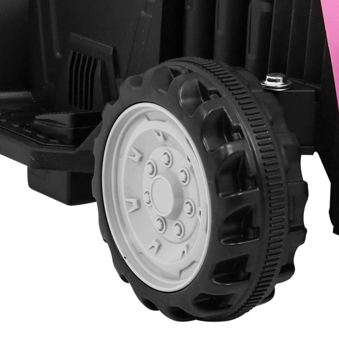 Traktor s prikolicom ružičasti 6V auto na akumulator_12