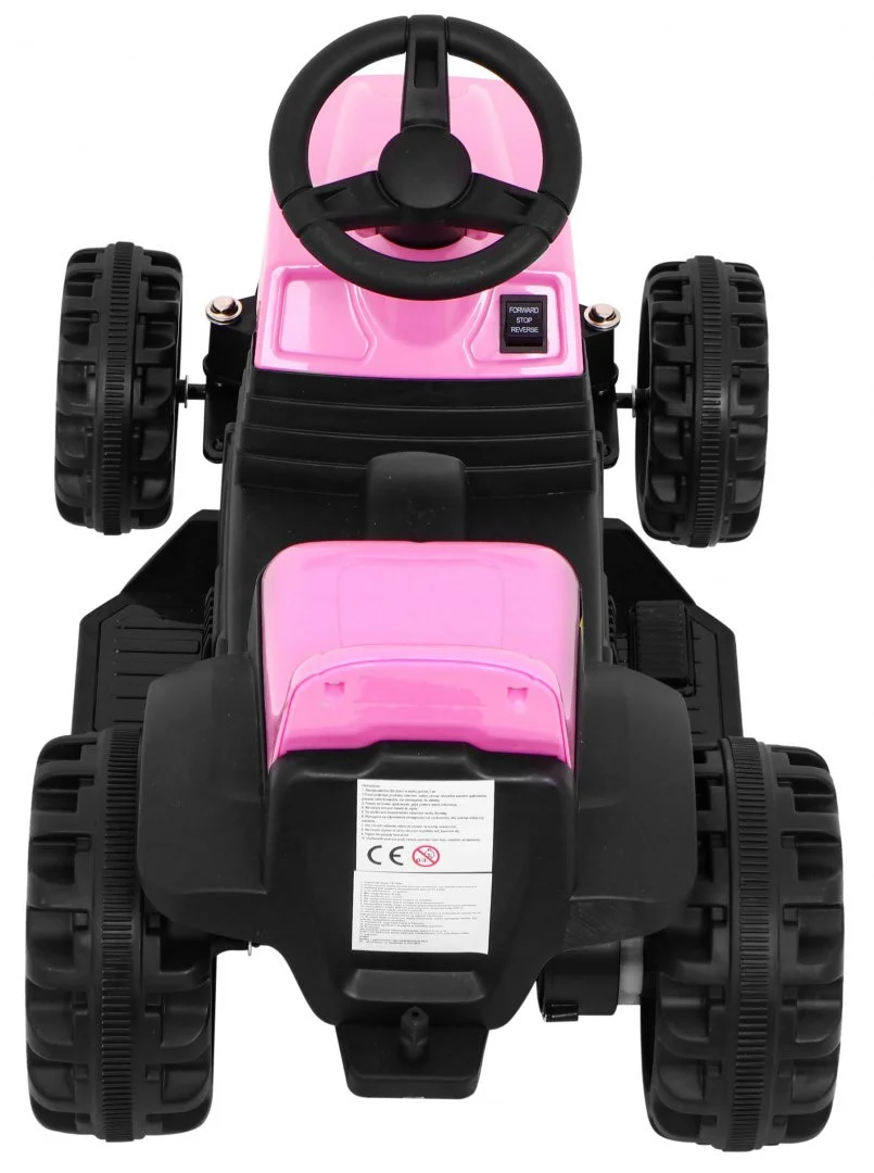 Traktor s prikolicom ružičasti 6V auto na akumulator_5