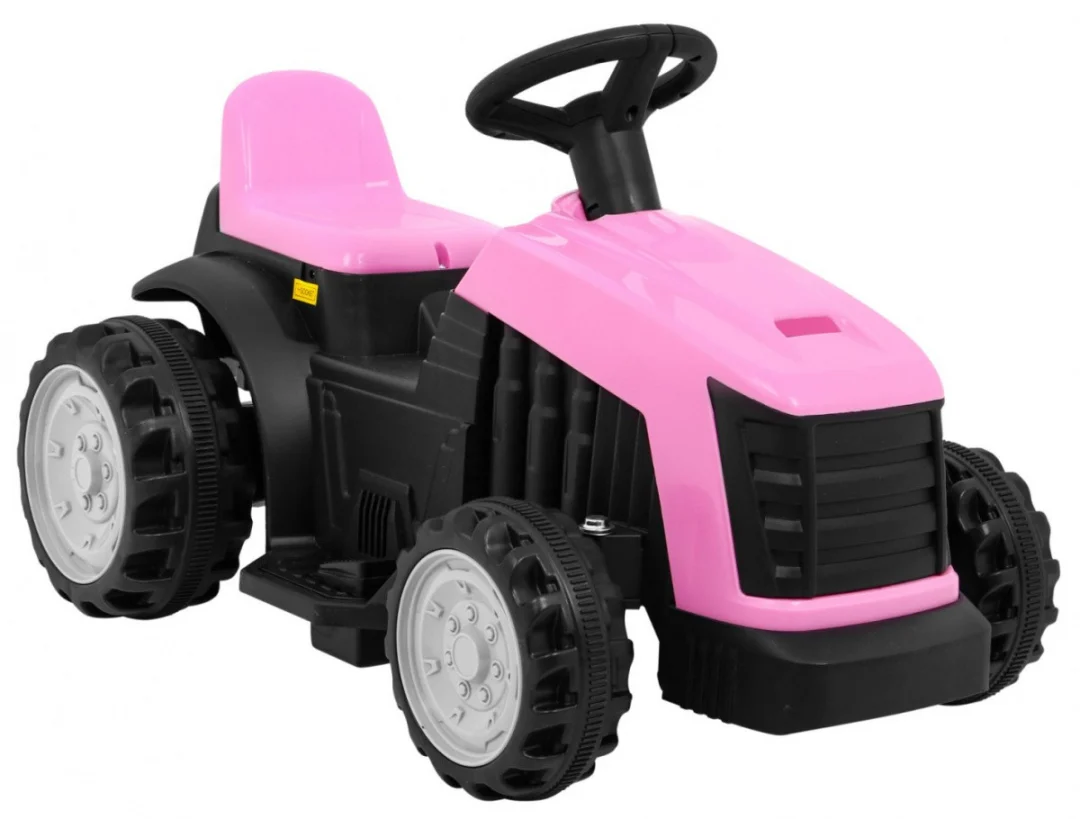 Traktor s prikolicom ružičasti 6V auto na akumulator_7