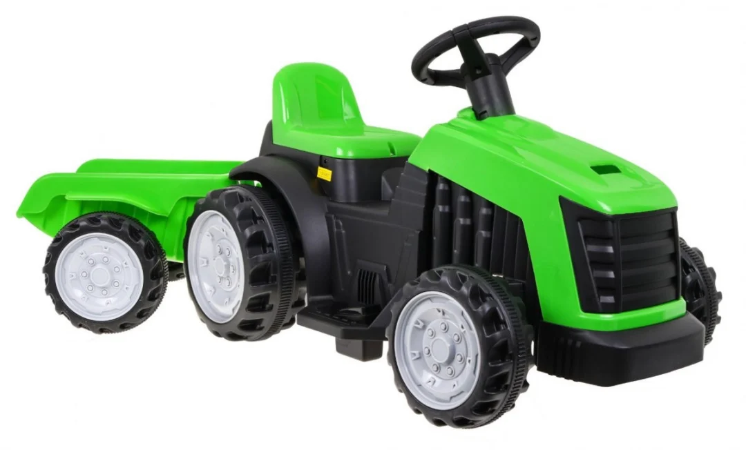 Traktor s prikolicom zeleni 6V auto na akumulator_5