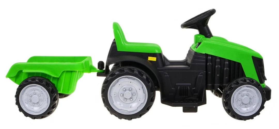 Traktor s prikolicom zeleni 6V auto na akumulator_6