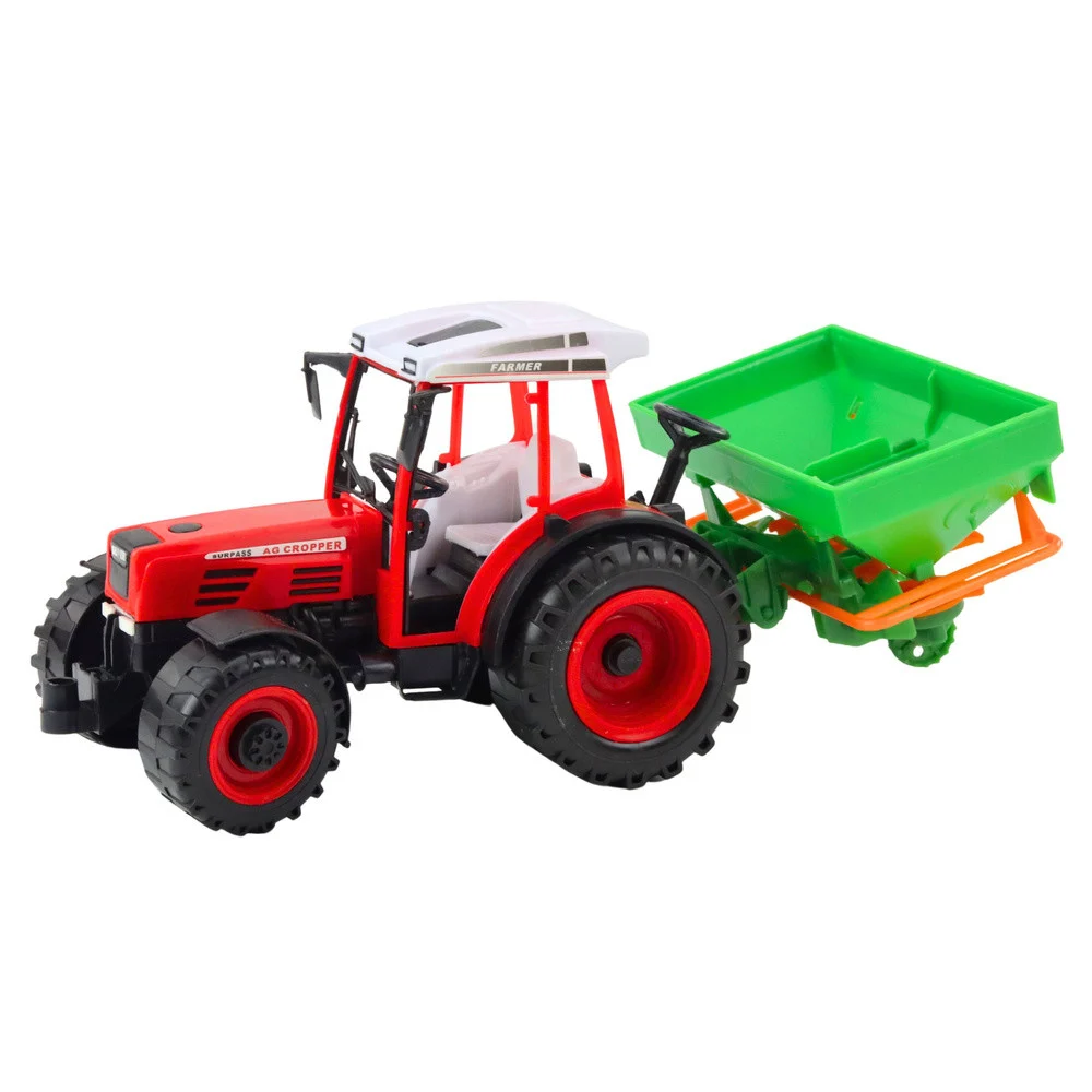Traktor sa sijačicom crveni 34 cm_2