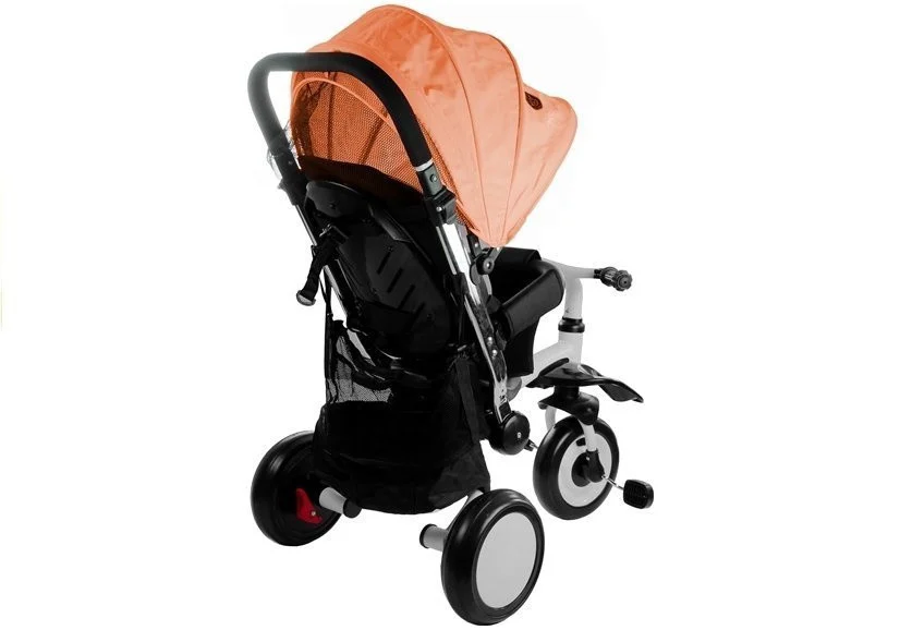Tricikl PRO400, narančasti, pjenasti kotači Ø 23 cm_3