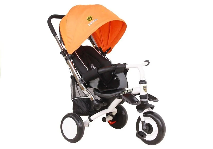 Tricikl PRO400, narančasti, pjenasti kotači Ø 23 cm_4