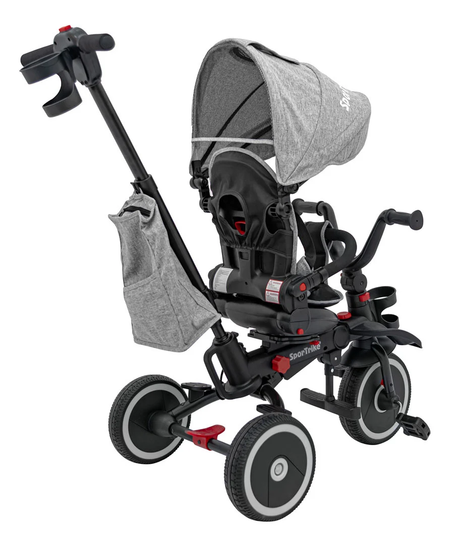 Tricikl RIDER SPORTRIKE sivi_5