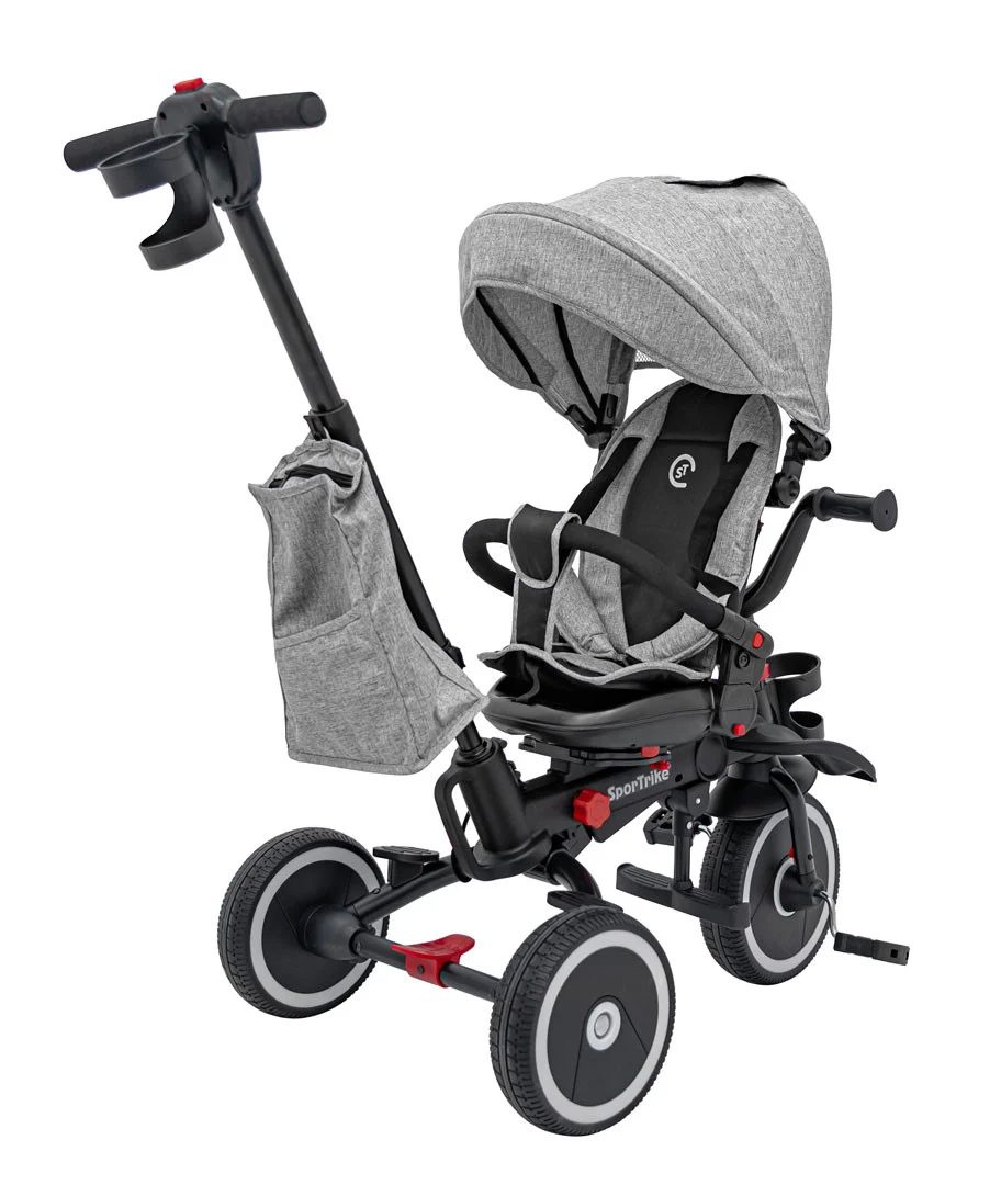 Tricikl RIDER SPORTRIKE sivi_8