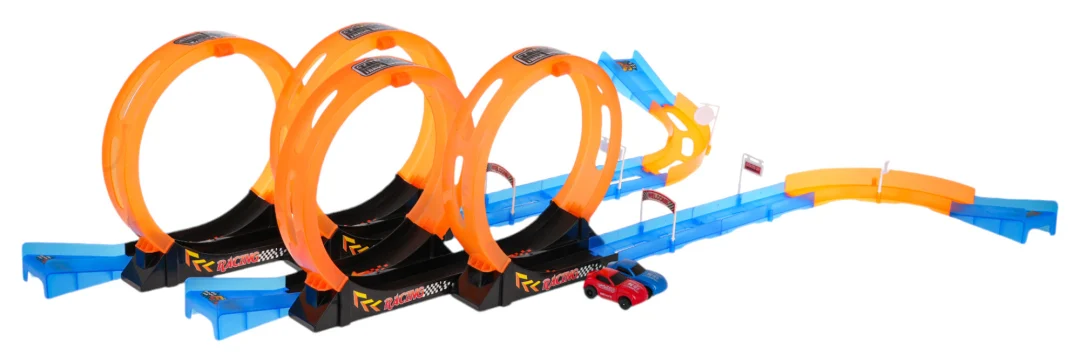 Trkaća staza Burning Loop + automobili 38 dijelova_2