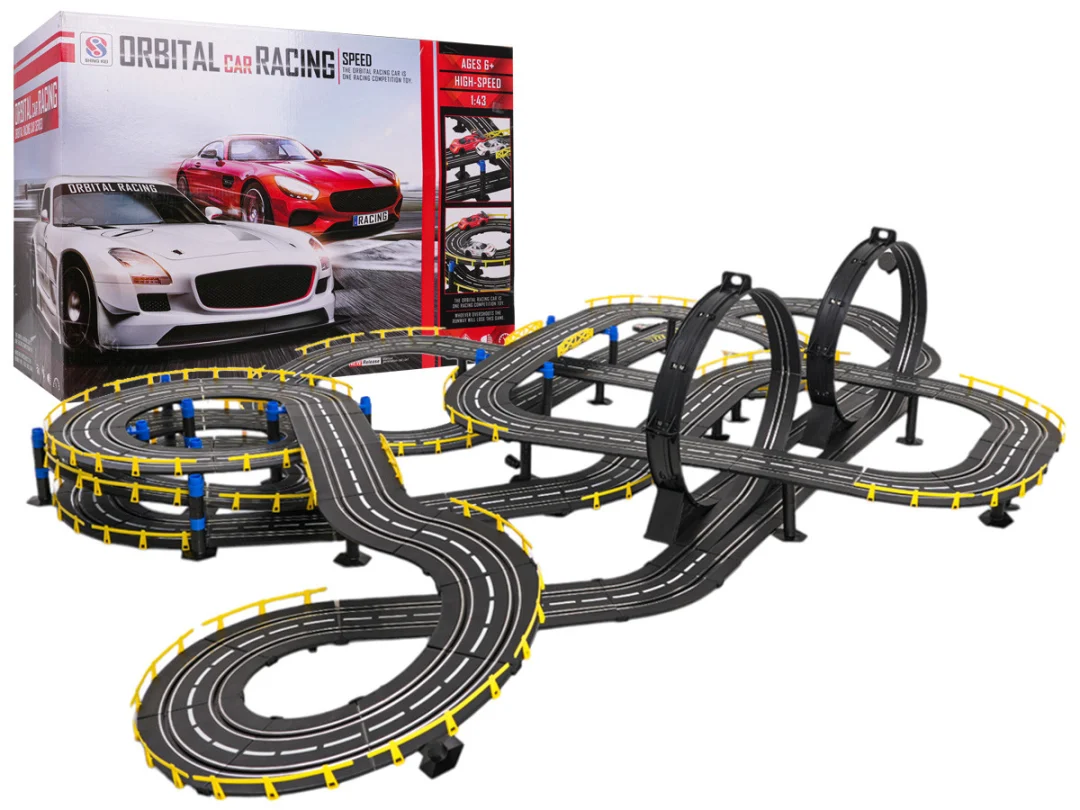 Trkaća staza R/C 1:43 s 2 autića na daljinsko_1