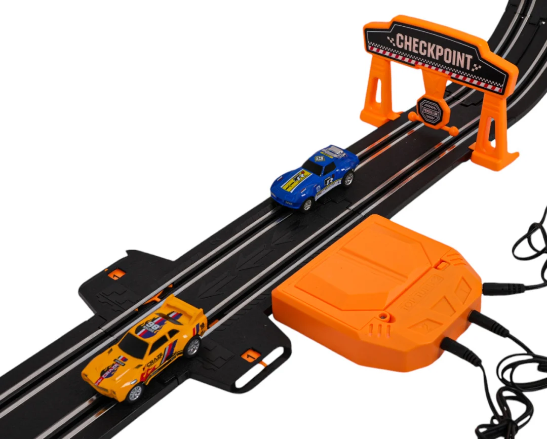 Trkaća staza TRACK MASTER s osvjetljenjem + pribor 615 cm_11