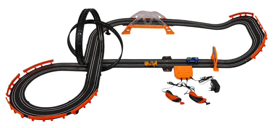 Trkaća staza TRACK MASTER s osvjetljenjem + pribor 615 cm_3
