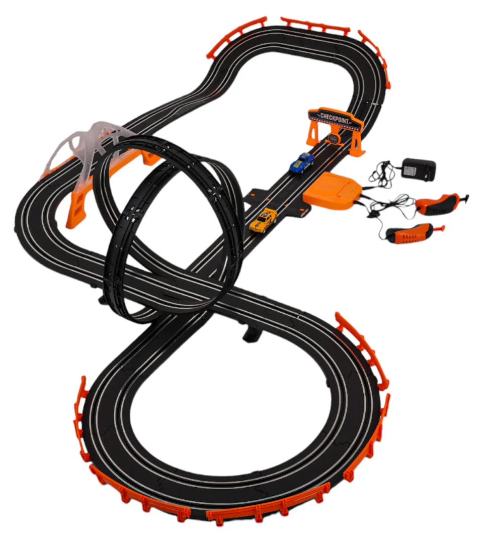 Trkaća staza TRACK MASTER s osvjetljenjem + pribor 615 cm_4