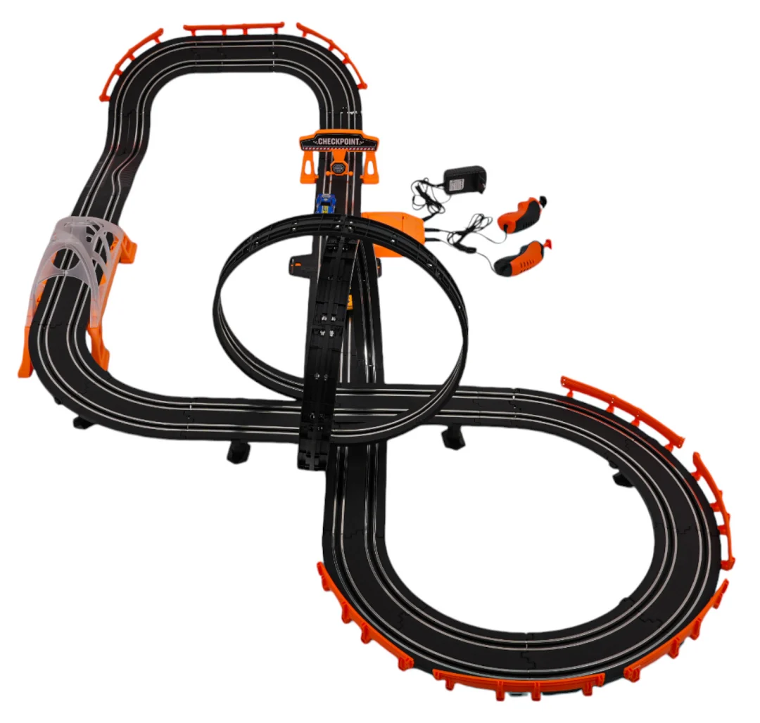 Trkaća staza TRACK MASTER s osvjetljenjem + pribor 615 cm_6