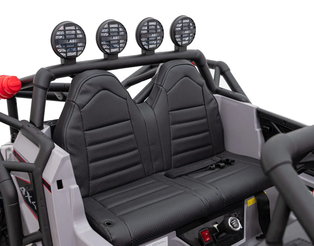 Trkaći auto buggy na 5 baterija za djecu + 3. Siva + 2x200W motora + daljinski upravljač + spori_15