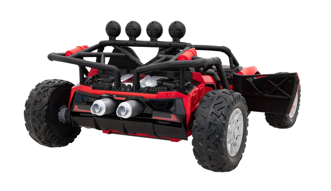 Trkaći buggy na akumulator 2x200W, crveni_13