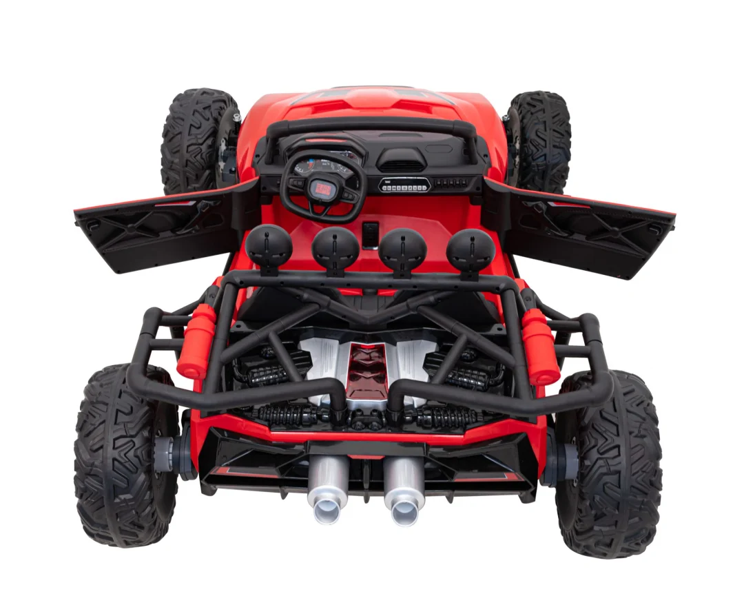 Trkaći buggy na akumulator 2x200W, crveni_8