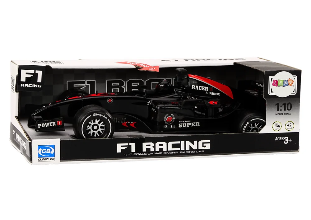 Trkaći sportski automobil F1 Driven 1:10 Crni zvukovi_3