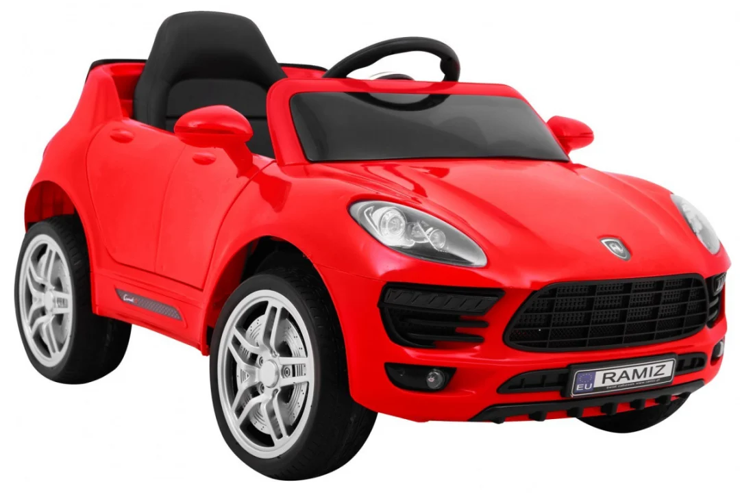 Turbo-S automobil na baterije za djecu crveni SUV + daljinski upravljač, crvena_10