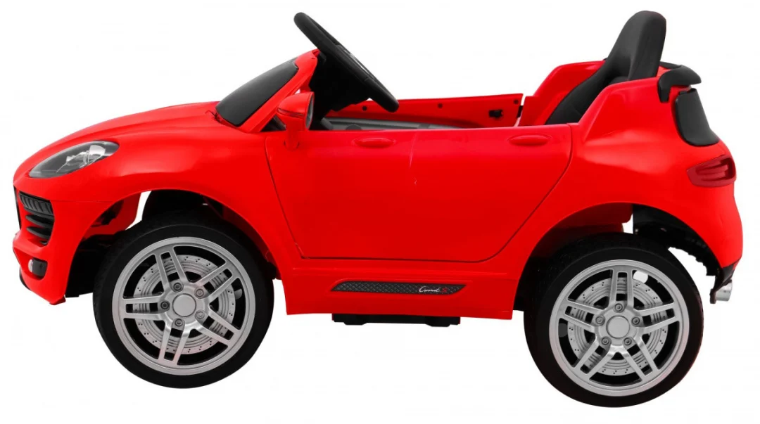 Turbo-S automobil na baterije za djecu crveni SUV + daljinski upravljač, crvena_4