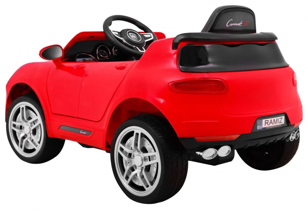 Turbo-S automobil na baterije za djecu crveni SUV + daljinski upravljač, crvena_5