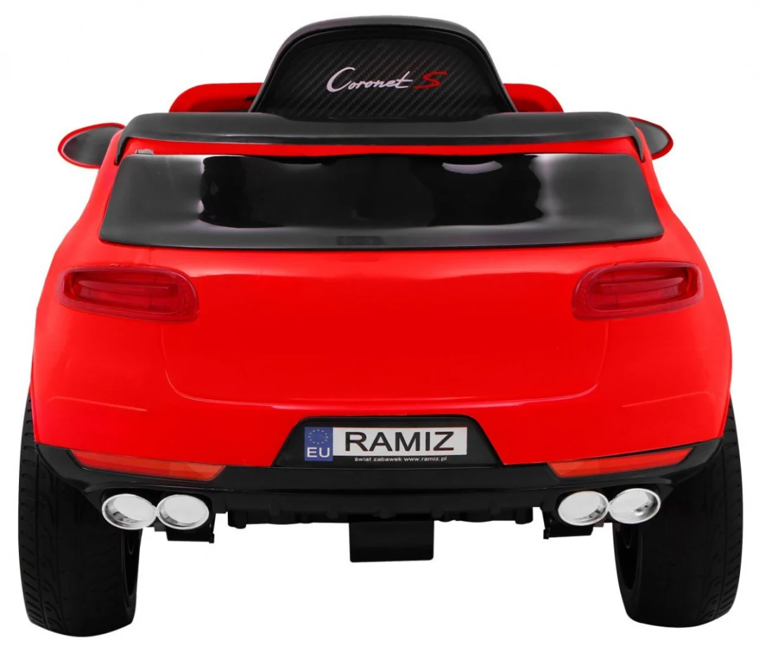 Turbo-S automobil na baterije za djecu crveni SUV + daljinski upravljač, crvena_6