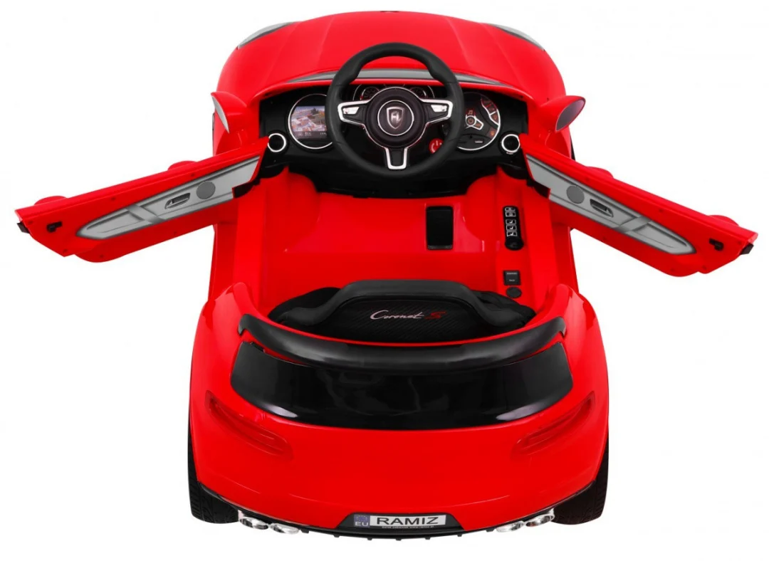 Turbo-S automobil na baterije za djecu crveni SUV + daljinski upravljač, crvena_7
