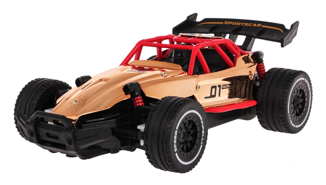 UTRKE 01 Zlatni metalni automobil na daljinsko upravljanje_3