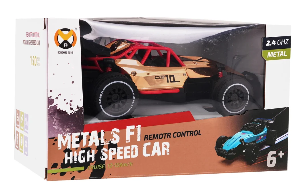 UTRKE 01 Zlatni metalni automobil na daljinsko upravljanje_8