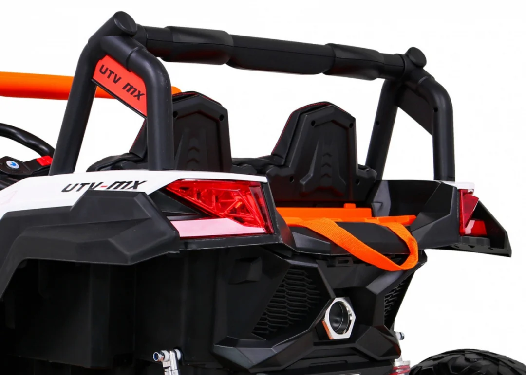 UTV-MX baterijski buggy za djecu narančasti + 4x4 pogon + daljinski upravljač + audio LED + kutija_13