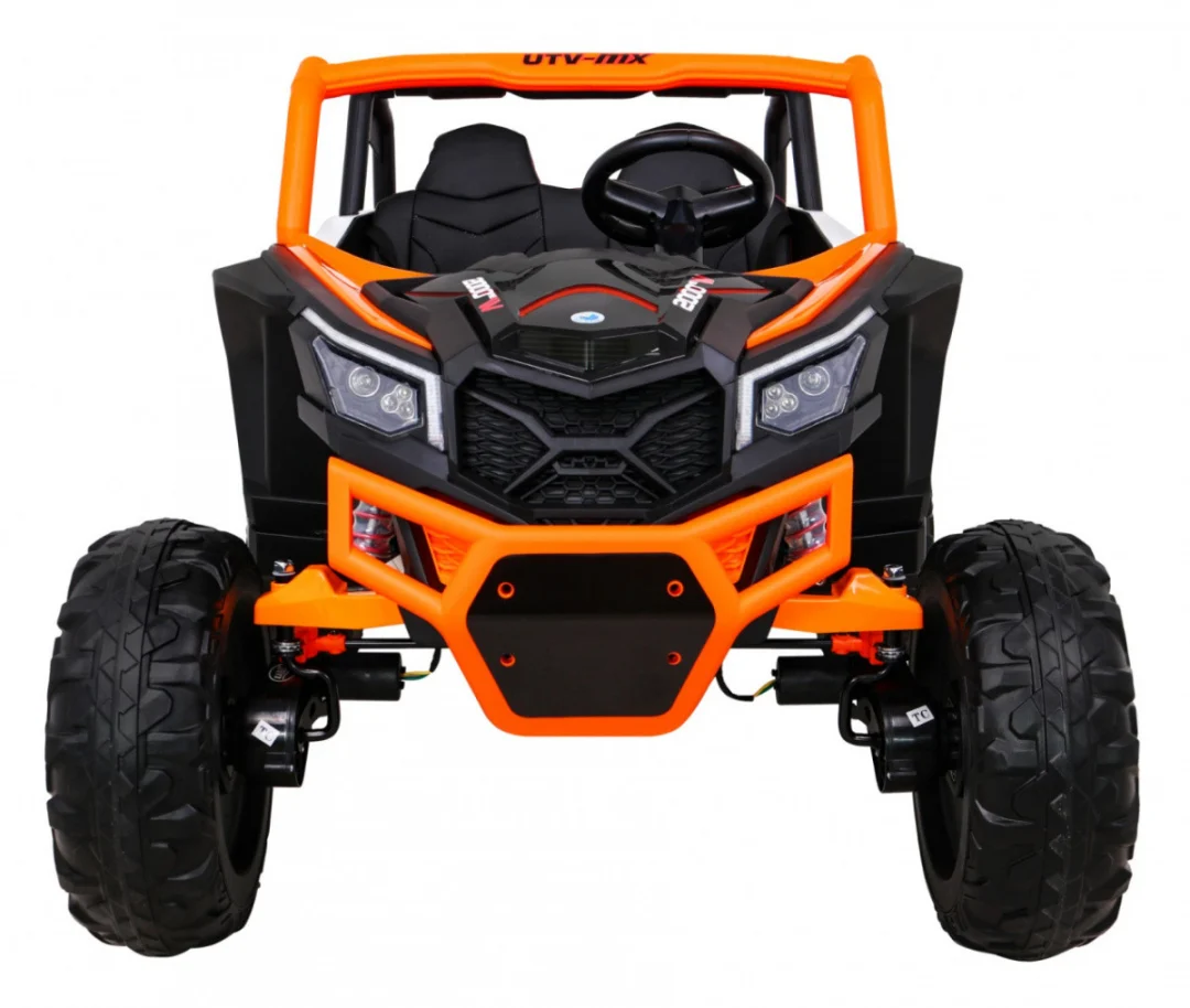 UTV-MX baterijski buggy za djecu narančasti + 4x4 pogon + daljinski upravljač + audio LED + kutija_3