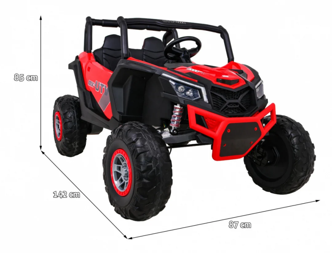 UTV-MX buggy na akumulator 4x4, crveni_2