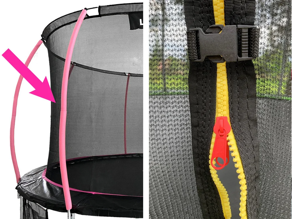 Unutarnja mreža za trampolin 3,6 m, 12 stopa, roza, Sport Max_1